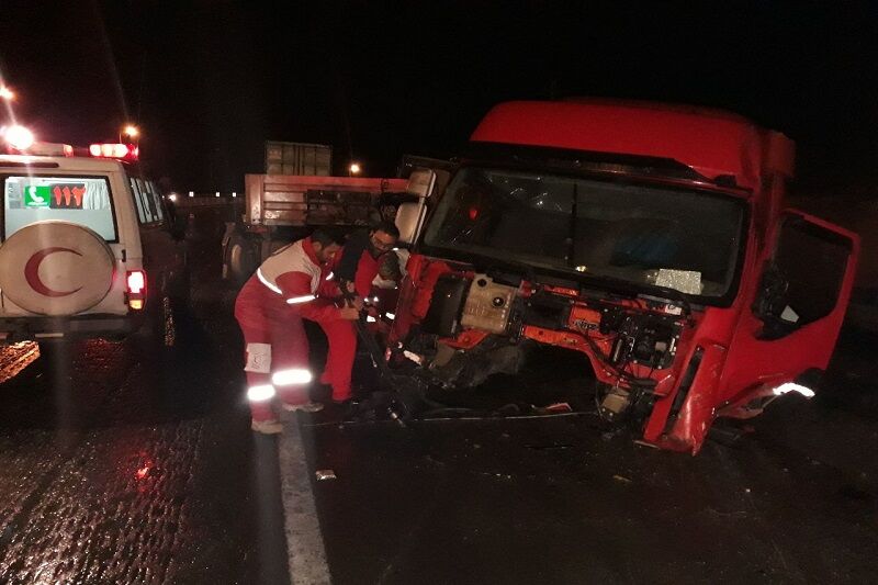 ۲ کشته و ۱۵ مصدوم در تصادف زنجیره ای قزوین