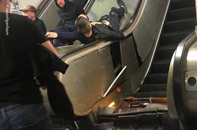 مصدومیت ۱۸ تن درپی سقوط از پله برقی در ایستگاه مترو